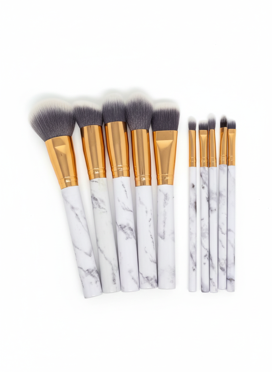 CNC 10 Piece Makeup Brushes Set.