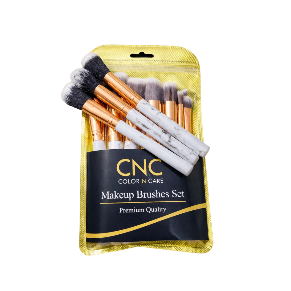 CNC 10 Piece Makeup Brushes Set